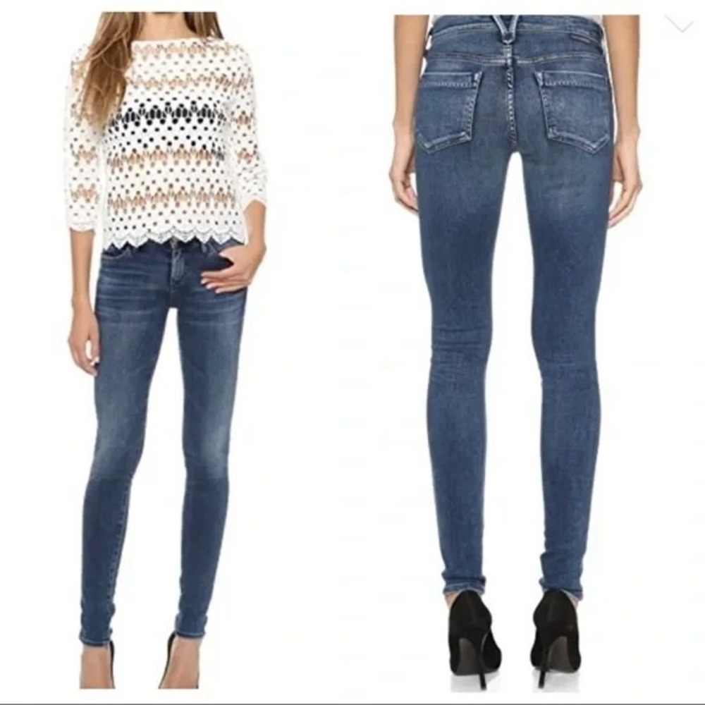GOLDSIGN Lure skinny jeans high waisted stretchy denim‎ Size 27